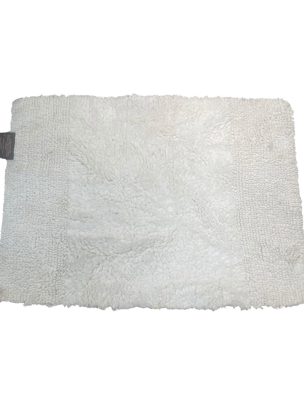 Juicy Couture Brooklyn Vintage Reversible Bath Rug White - Picture 5 of 12